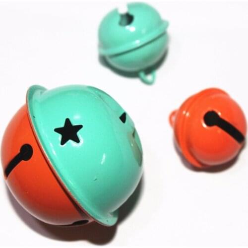 Fashion Jingle Bells 1 Set ( 1 pcs 40 mm+2 pcs 21 mm) Christmas Decorations Ornament Home Christmas Tree Charming Flash Bells