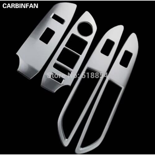 FIT FOR 2013 2014 2015 2016 TRAX TRACKER CHROME INTERIOR DOOR WINDOW SWITCH PANEL COVER TRIM BEZEL MOLDING GARNISH ACCESSORIES