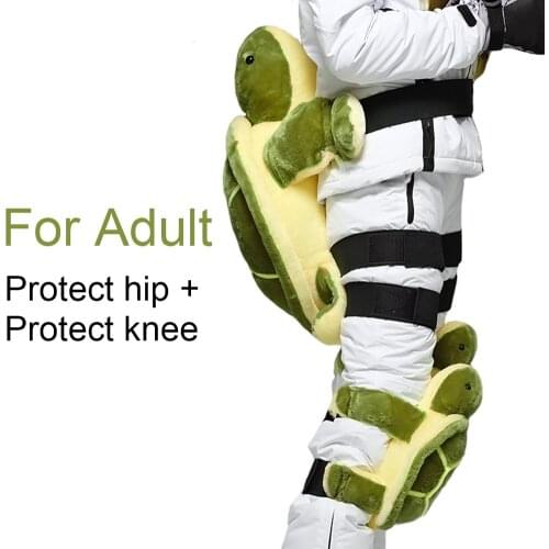 Tailbone Hip Protector Anti-fall Shockproof Turtle Shape Coccyx Protective Cushion for Outdoor Winter Skiing droshipping