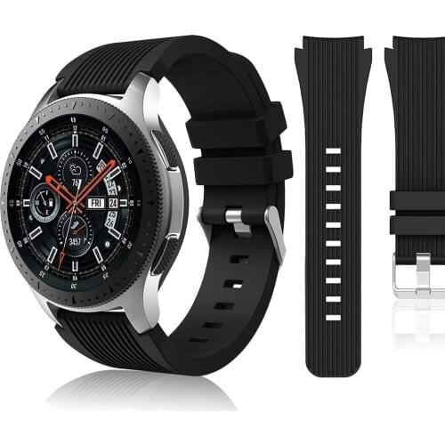 Watch Band for Samsung Galaxy Watch 46mm/Huawei Watch GT2/Amazfit GTR 47mm Sports Silicone Bracelet wristband for 22mm 20mm band