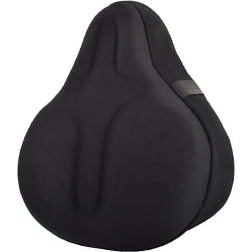 Thickened Sponge Seat Cushion Bike Bicycle Soft Saddle Electric Scooter Comfortable Breathable Cycling Gel Pad Cushion Cover