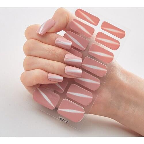 Patterned Nails With Creative Nail Polish Nail Wraps DIY Self Adhesive Nail Sticker Nails Sticker Designer Nail Sticker set