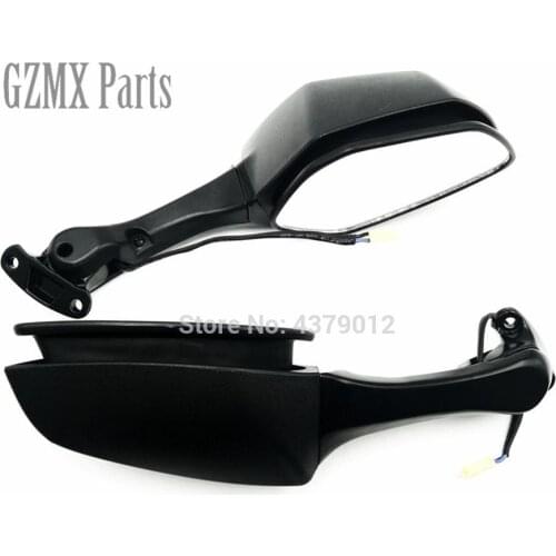 Motorbike Rearview Rear View Mirror with Turn Signal For Kawasaki Ninja ZX10R ZX 10R ZX-10R 2011 - 2015 High Quality