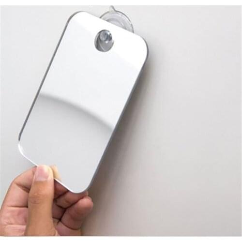 1pc Deluxe Anti Fog Shaving Shower Mirror Makeup Fogless Washroom Bathroom Home Decorative Mini Mirrors New Hot