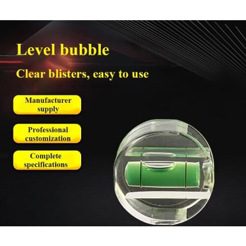 2pcs Round Scope Horizontal Precision Bubble Level Circular Mini Spirit Level Set Measuring Kit Precision Spirit Bubble B type