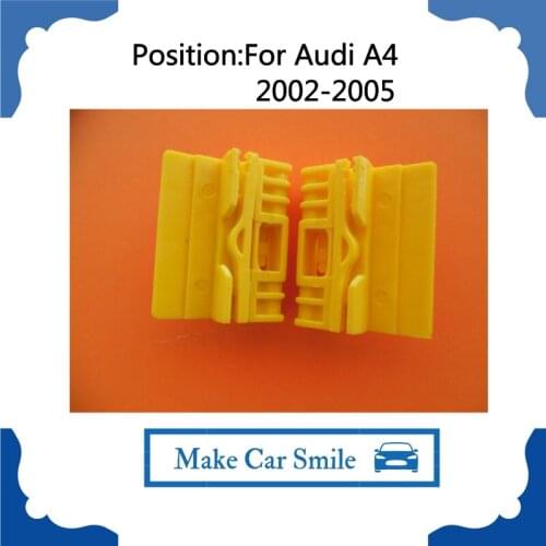 Car Repair kit For Audi A4 Left or Right Front Window Regulator Clips 2002-2005