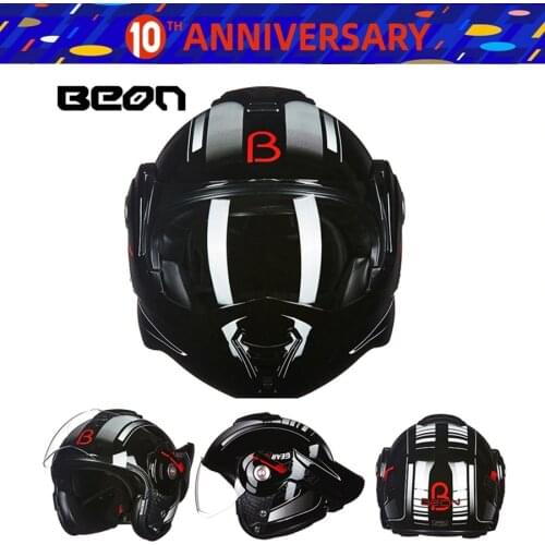 Free shipping 1pcs New Motorbike Casque Casco Off-Road Helmet Lens Visor Modular Flip Up Full Open Face Motorcycle Helmet