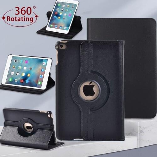 Tablet Case for Apple Ipad Mini 4/Mini 5 7.9 Inch 360 Rotating Automatic Wake-up Protective Case + Free Stylus