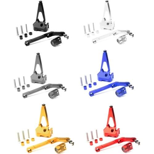 CNC Aluminum Motorbike Adjustable Steering Stabilize Damper bracket Mount kit For MT-09 MT09 FZ09 FZ-09 2013 2014 2015 2016