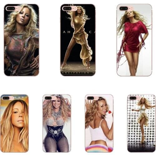 For Samsung Galaxy S20 S10 S9 S8 Plus A50 A70 A40 A30 A20 A10 A50S A70S A10S TPU Phone Cover Case Singer Mariah Carey
