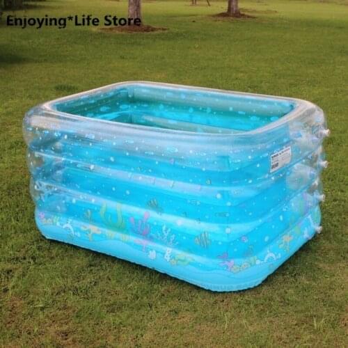 Household Baby Bathtub Thickened Baby Paddling Pool Infant Children Playing In Inflatable Tub Bath Childrens Tub Baby Bath