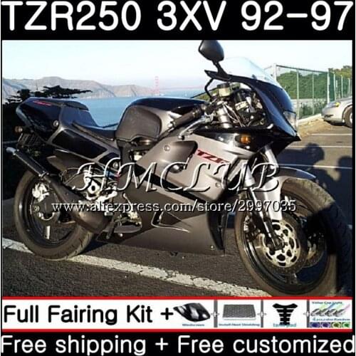 TZR-250 For YAMAHA Silver grey TZR 250 1992 1993 1994 1995 1996 1997 6HC.2 TZR250RR RS YPVS 3XV TZR250 92 93 94 95 96 97 Fairing
