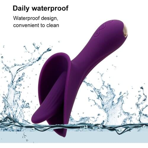 IKOKY Tongue Vibrator Oral Sex Massager Female Masturbator Clitoris Stimulator Adult Sex Products Sex Toys for Women