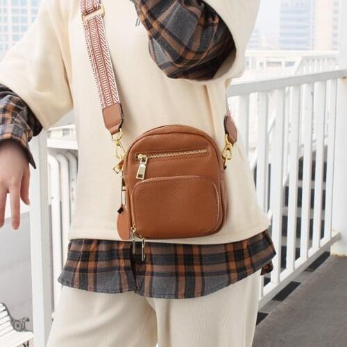 Multifunction Crossbody Bag Small Female Bags Vintage Genuine Leather Phone Bag Fashion Trend Shoulder Messenger Bags For Women