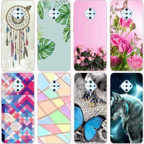 Fashion Soft silicone TPU Back Cover For Vivo V17 Phone Funda Case For Vivo 1920 Cute Cartoon Case