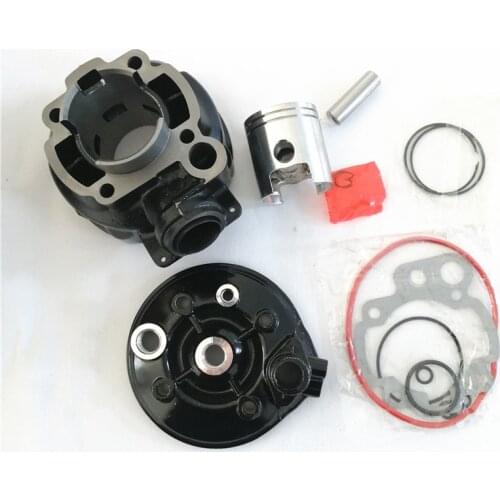 Motorcycle Cylinder With Piston Kit And Head Am3-am6 Tzr Dt Xp6 Xr6 50 Zylinder Kolben Cylinder Cylindre Racing 70 80 47mm 2Ring