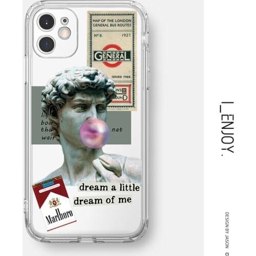 Official Original Transparent Soft Case for Apple iPhone 11 12 13 Pro MAX SE 2020 XR XS X 6 6s 7 8 Plus Shockproof Phone Cover