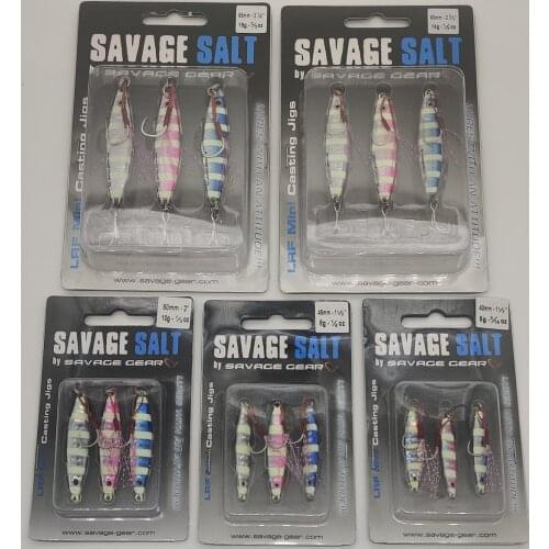 Savage Gear Psycho Sprat Metal Lure Jig 3pcs 5-8-10-14-18g