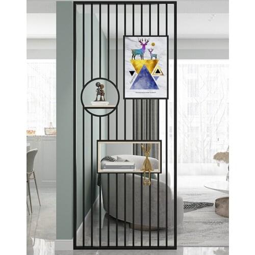 Nordic painted screen living room entrance porch decoration simple modern screen partition wall