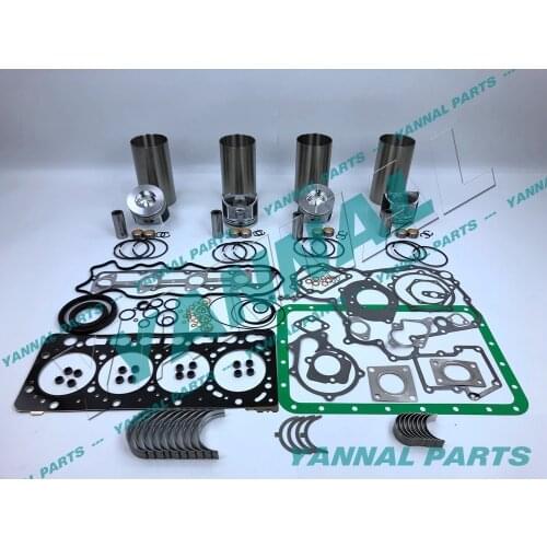 V3800 V3800DI-T OVERHAUL REBUILD KIT GASKET PISTON SET FOR KUBOTA ENGINE M105S