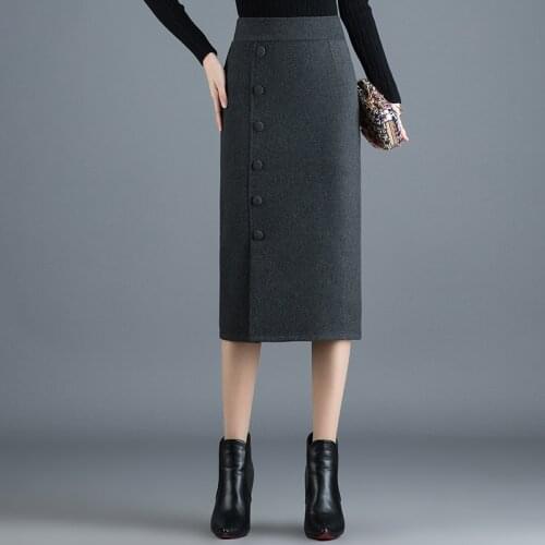 Юбки-карандаши с завышенной талией VOFALXGH China At AliExpress