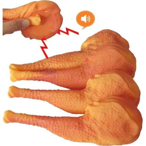 Sound Squeaker For toys Chicken Toy Dog Supplies Dog Toys For Large Dogs Honden Speelgoed Squeaker Plush Screaming Leg Bone E