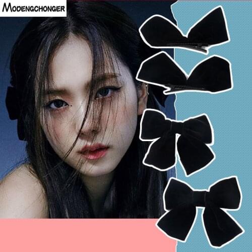 1PC Fashion Barrette Bow Hair Clip Half-piece Side Clip Velvet Hair Band Korean Hairpin Headwear Hairgrips Hair Accessories Hot