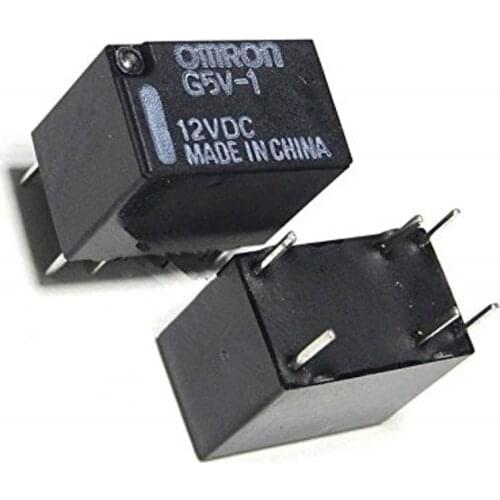 10PCS/LOT Omron relay G5V-1-12VDC 12V 1A 6Pin SPDT Mini Signal For PCB New Original