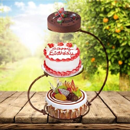 4 Colors Creative Cake Stand Wedding Birthday Party Cake Display Holder Metal Dessert Cupcake Cookies Home Kitchen Baking Tool