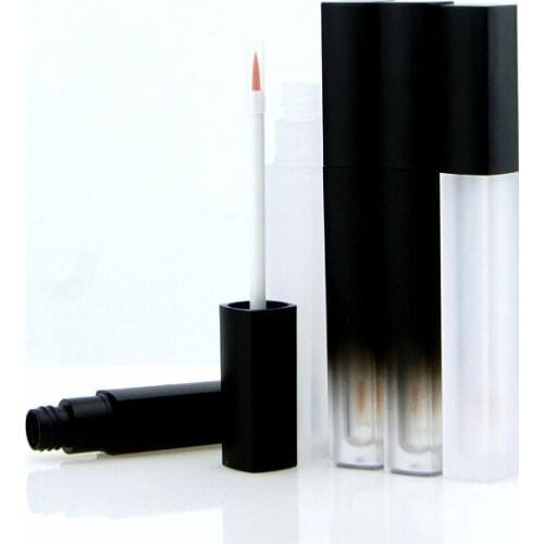 50pcs 3ml Empty Eyelash Growth Fluid Tube Gradient Black lip glaze tube empty tubes Cosmetic packaging material wholesale
