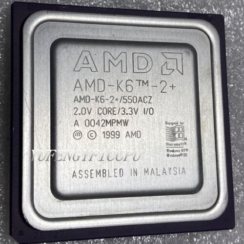 AMD-K6-2+/550ACZ Antique cpu collection testimony of history antique computer accessories
