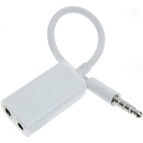 3.5mm Jack Divide Line Audio Divider Audio Splitter A Point Two Headphones Audio Cable For Ipad For Iphone Ipod