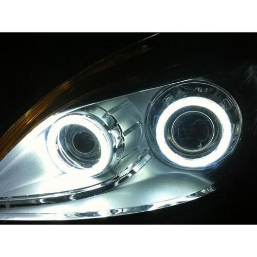 2Pcs/Set 9-14V COB LED Angel Eyes Car Auto Vehicle Rings Head Light Bulb Lamp