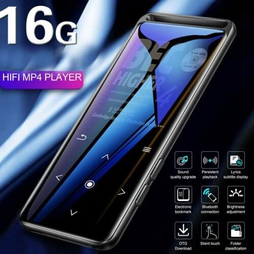 BENJIE M6 Bluetooth 5.0 Lossless MP3 Player 16GB HiFi Portable Audio Walkman With FM Radio EBook Voice Recorder MP3 Music Player