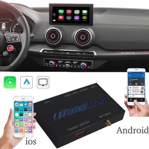 Car Camera Carplay Decoder Adapter For Audi Q2 MMI 3G MIB 2 Mirror Link Display Android Auto Play 360 BirdView