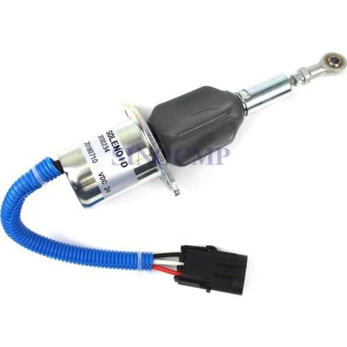 EC290 24v Fuel Stop Solenoid 3930234, Shut Down Flameout Solenoid For Volvo