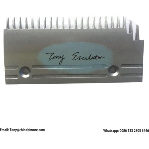 Escalator FPB0105-001 Comb Aluminium L202.9MM W100MM Hole Space 130MM Right 22Teeth