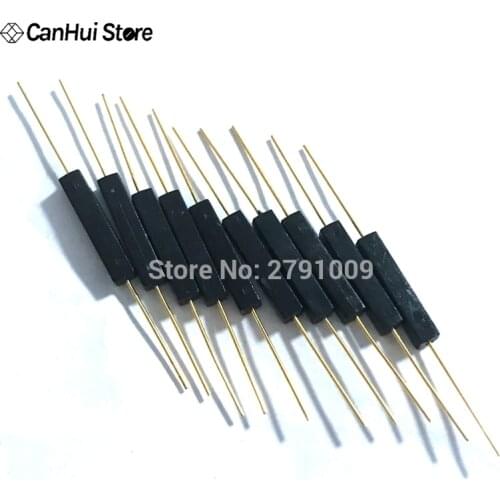 10 pcs Plastic Type 2*14mm Normally Open Reed Switch GPS-14A Magnetic Switch Anti Vibration Reed Switches GPS 14A