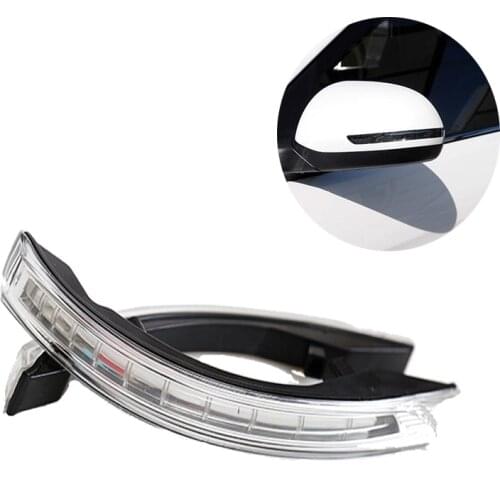 Left & Right Car Rearview Side Mirror LED Turn Signal Lights Side Wing Reversing Indicator Lamp For KIA Sportage 2011-2014