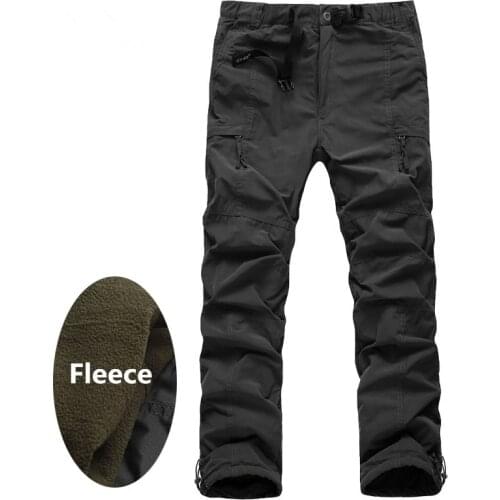 New 2018 Mens Winter Warm Men Thick Pants Double Layer Military Army Camouflage Tactical Cotton Trousers Casual Windproof pants