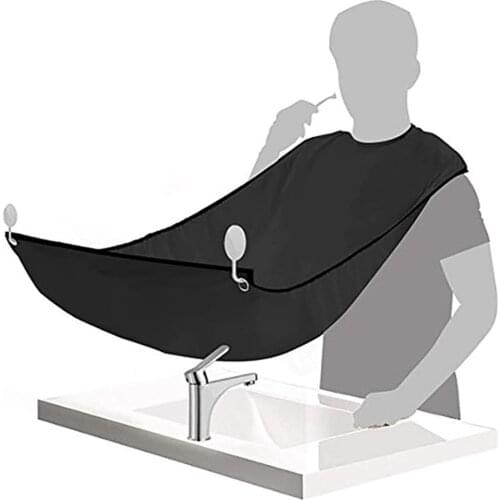 Hairdressing Cloth Cape GownTransparent Suction Cup Shave Apron Haircut Barber Cover Package Professional Styling Tool