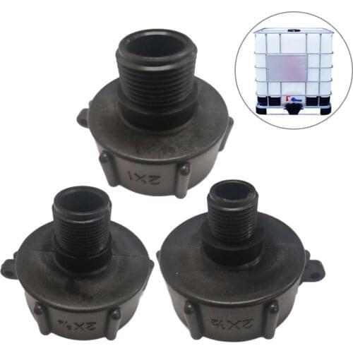 1000 Liters IBC Tank Adapter Plastic IBC Hose Adapter Tote Tank Connector Water Tank Fitting Garden Hose Ton Barrel Accessories