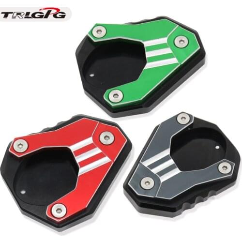 Motorcycle Foot Side Stand Extension Pad Support Plate For KAWSAKI KLE650 VERSYS 650 VERSYS650 2010 -2019 2018 2017 2016 2015