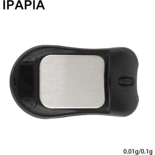 0.01g/0.1g portable digital scale mouse jewelry scale precision scale LCD