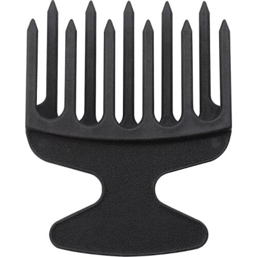 Wide Tooth Afro Hair Pick Comb Detangle Wig Braid Hairbrush Oil Head Fork Tools