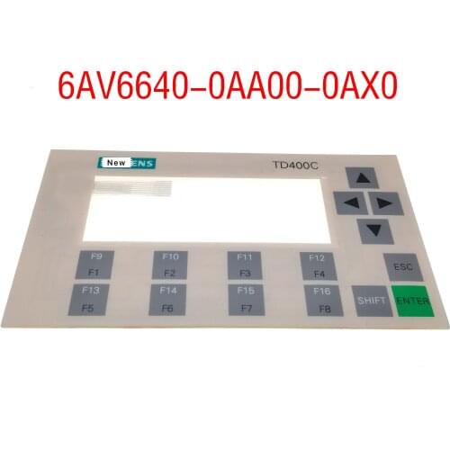 Brand new touch Button film 6AV6640-0AA00-0AX0, 1 year warranty TD400C