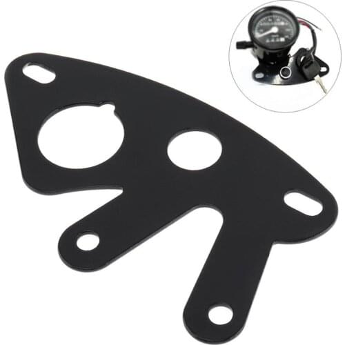 Universal Motorcycle Instruments Support Black Retro Refit Meter Support Stand Bracket for GN / CBT125 / WY125