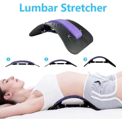 Stretch Equipment Back Massager Stretcher Fitness Lumbar Support Relaxation Spinal Pain Relieve Adjustable