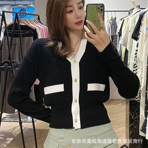 2021 New Autumn Elegant Female Sweater Fashion V Neck Women Sweater Cotton Loose Casual High Quality Ladies Sweater T608