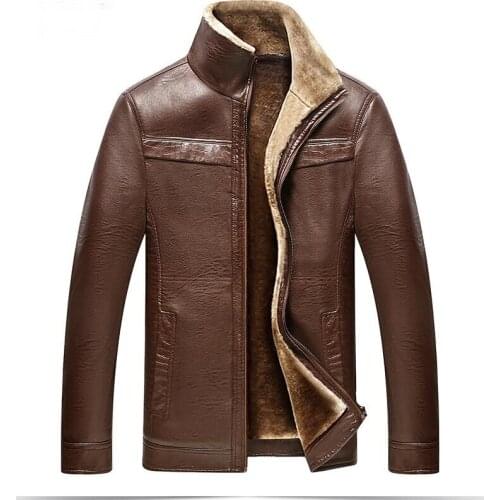Winter Thick Warm Coat Men fur collar jackets and coats brand clothing jaqueta masculino inverno outerwear leather Jackets parka